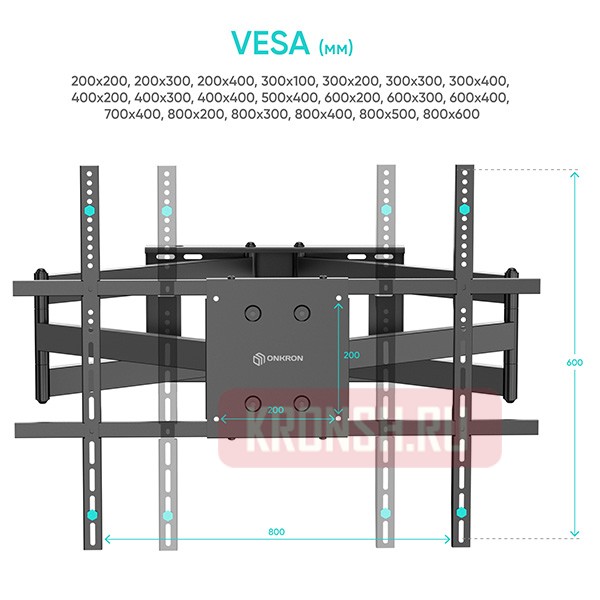 Кронштейн для телевизора Onkron M8L