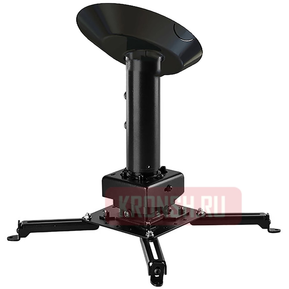 Кронштейн для проектора Wize Pro PRG15F-B (30-45 см, чёрный)  