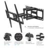 Кронштейн для телевизора Arm-Media Cobra-51 (чёрный)