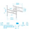 Кронштейн для телевизора Arm-Media Cobra-51 (чёрный)