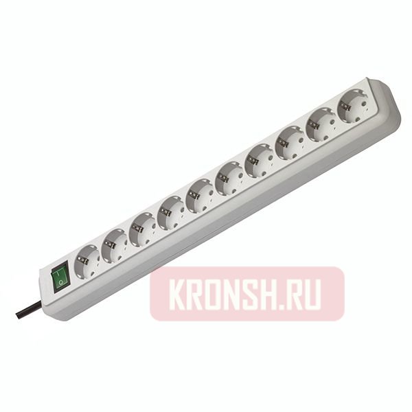 Удлинитель Brennenstuhl (10 розеток, 3 м), 1159350010