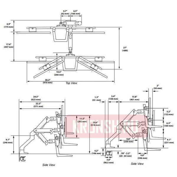 Кронштейн для двух мониторов Ergotron 45-476-216 