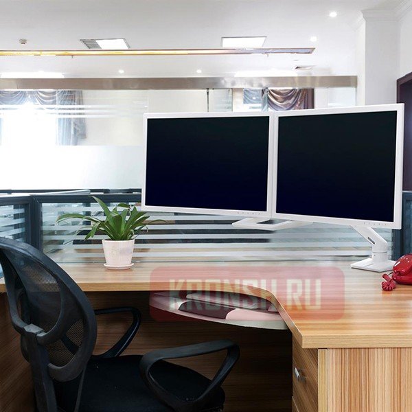 Кронштейн для двух мониторов Ergotron 45-476-216 