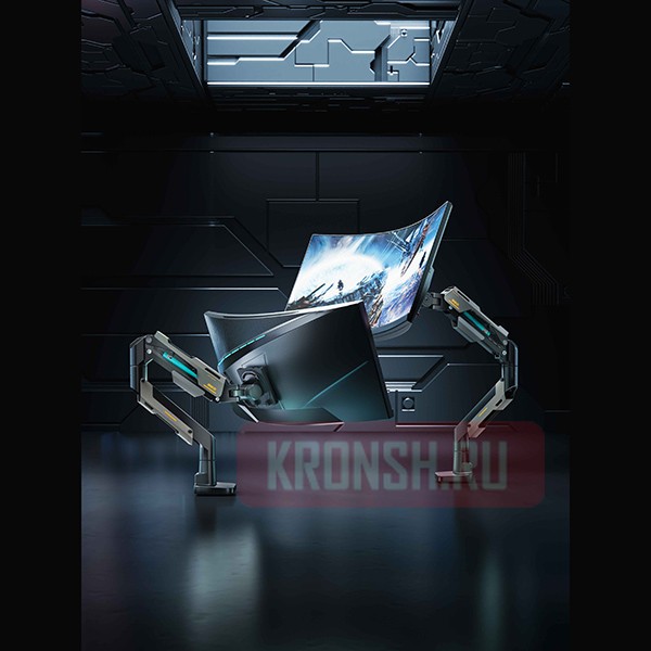 Кронштейн для монитора Ultramounts UM743BG (чёрный)    