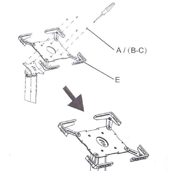 Кронштейн для планшета ARTKRON UTSW-17
