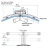 Ergotron LX Triple Display Lift Stand (33-296-195)