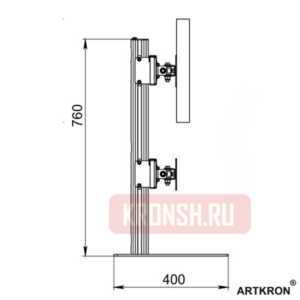Кронштейн на 6 мониторов ARTKRON M630