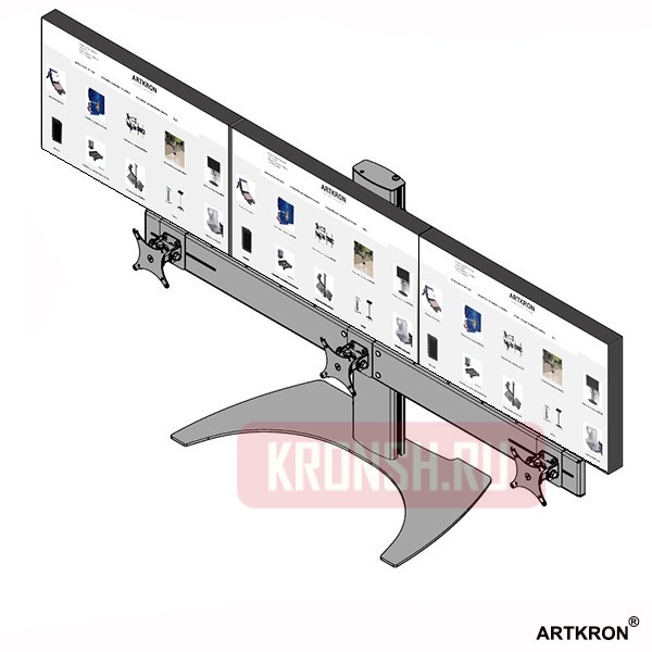 Кронштейн на 6 мониторов ARTKRON M630