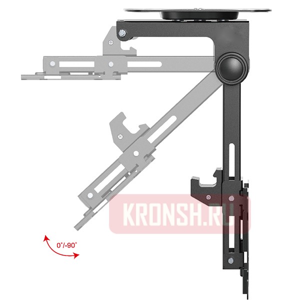 Потолочный кронштейн Uniteki LCD3110CB (чёрный)