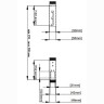 Кронштейн для проектора ARTKRON PRJ11-B (400-450 мм, чёрный) 