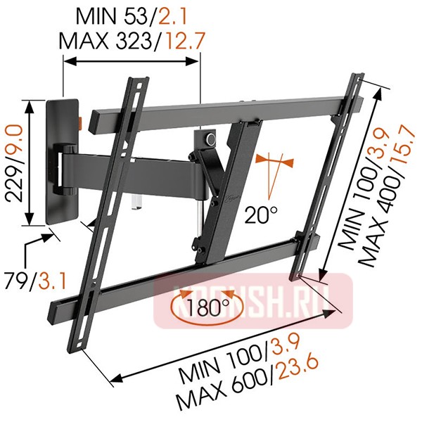 кронштейн для телевизора Vogels W52080