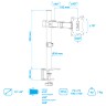 Кронштейн для монитора Arm-Media LCD-T02
