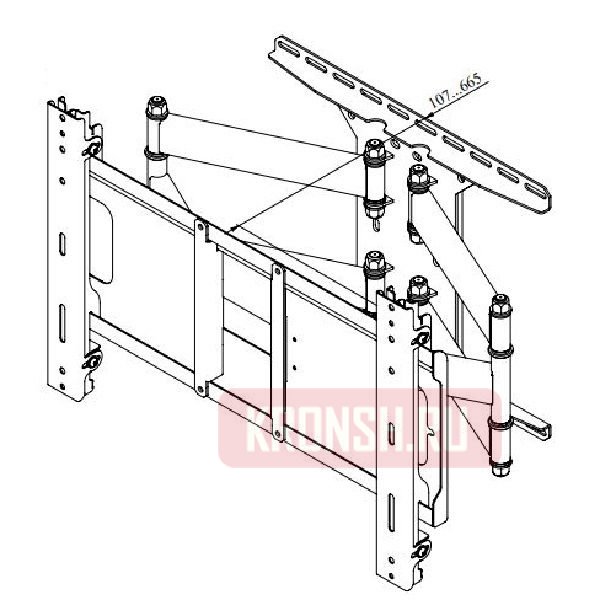 Кронштейн для телевизора ARTKRON Powerful-100