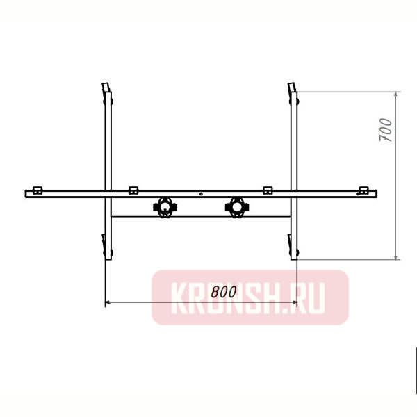 Стенд на 4 телевизора ARTKRON PMW65-M-4X