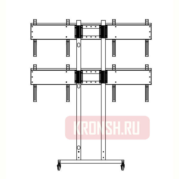 Стенд на 4 телевизора ARTKRON PMW65-M-4X