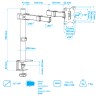 Кронштейн для монитора Arm-Media LCD-T03