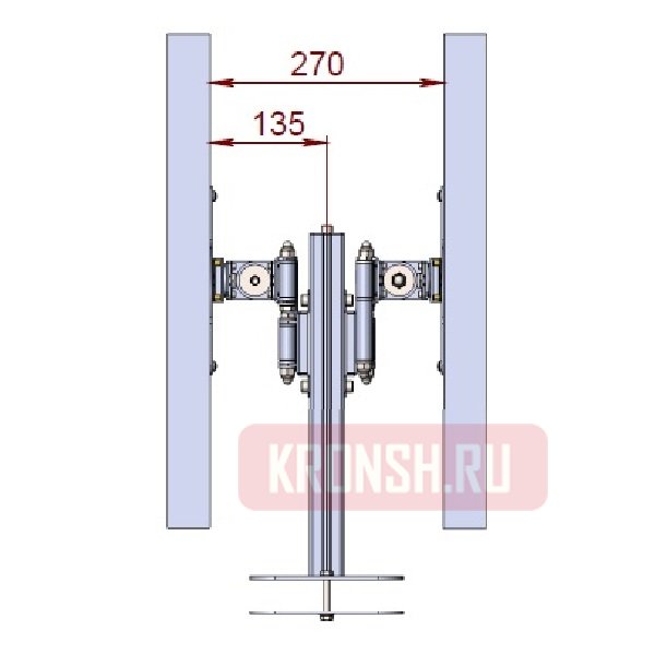Кронштейн ARTKRON Back to Back 200G