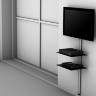 Полка для аппаратуры Sonorous PL 2620 B HBLK