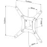 Кронштейн для телевизора Vivanco BTI 6020 (37973)  