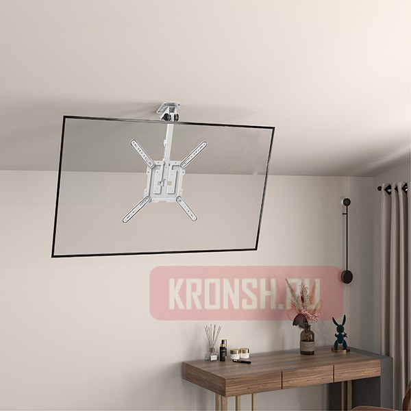 Потолочный кронштейн для телевизора Uniteki LCD3440CBW (белый)