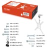 Потолочный кронштейн для телевизора Uniteki LCD3440CBW (белый)