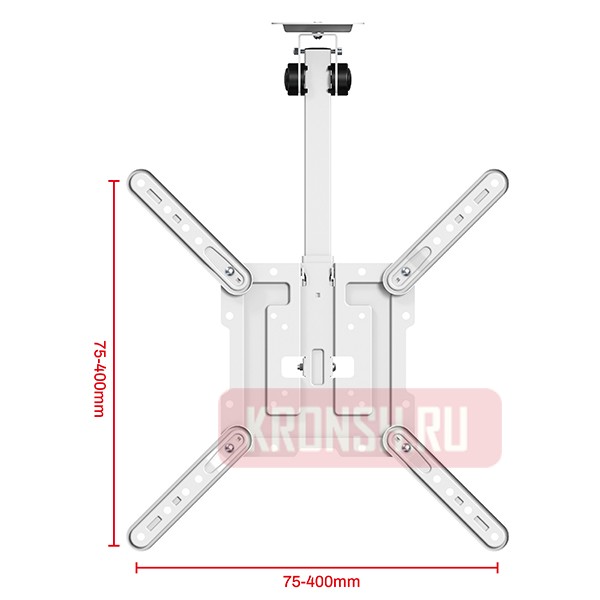 Потолочный кронштейн для телевизора Uniteki LCD3440CBW (белый)