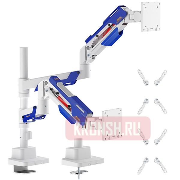 Кронштейн для мониторов Ultramounts UM744WB (белый)