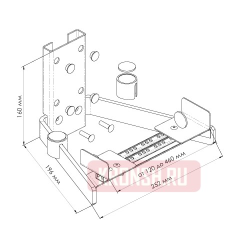 Кронштейн для аппаратуры Trone BM-7