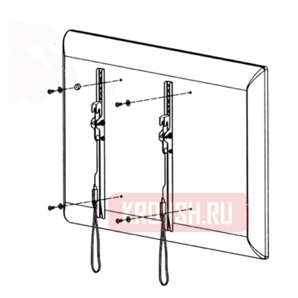 Кронштейн для телевизора ARTKRON Tilt-600