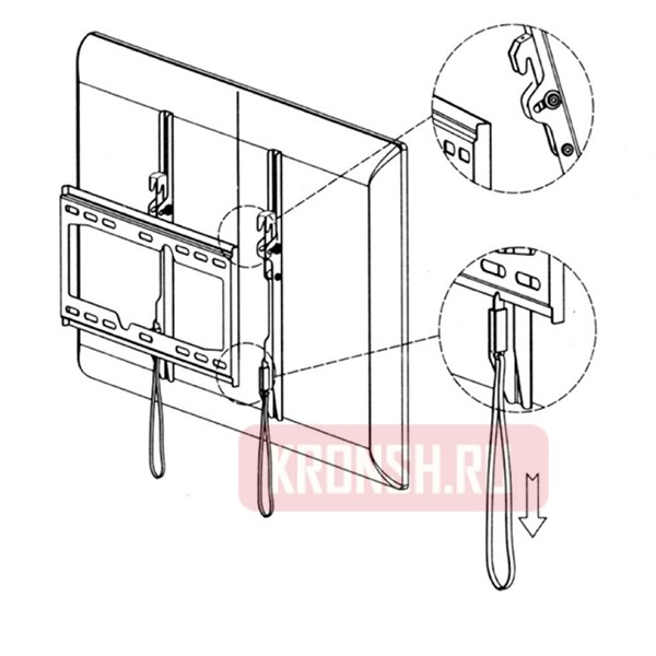Кронштейн для телевизора ARTKRON Tilt-600