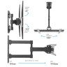 Кронштейн для телевизора Arm-Media LCD-414