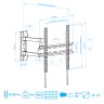 Кронштейн для телевизора Arm-Media LCD-414