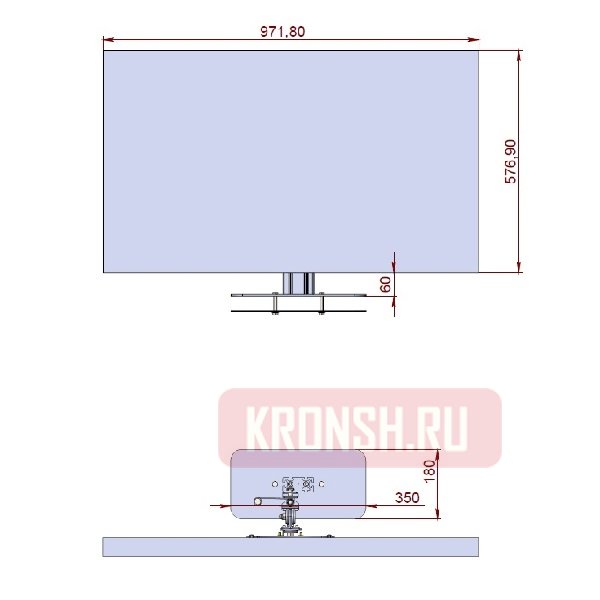 Кронштейн для монитора ARTKRON 100G 