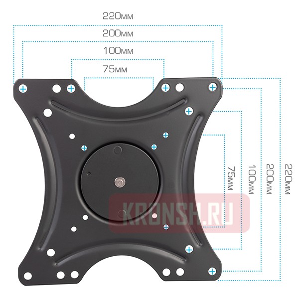 Кронштейн для телевизора VLK Trento-23 (чёрный)