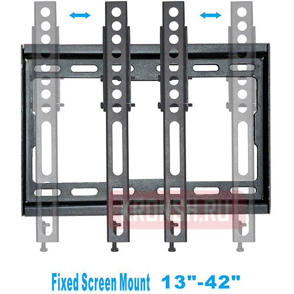 Кронштейн для телевизора Uniteki TMN1601B (чёрный)  