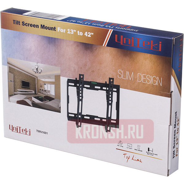 Кронштейн для телевизора Uniteki TMN1601B (чёрный)  