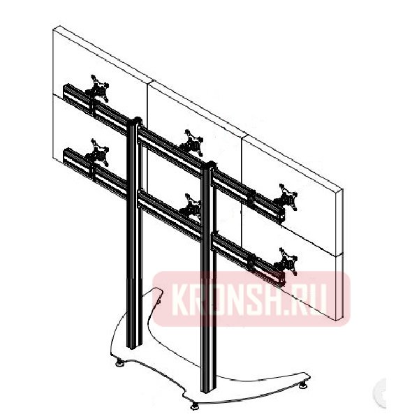 Стенд для 6 мониторов ARTKRON LS 632 