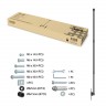 Потолочный кронштейн для телевизора Uniteki LCD3218С (черный)
