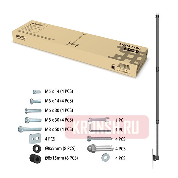 Потолочный кронштейн для телевизора Uniteki LCD3218С (черный)