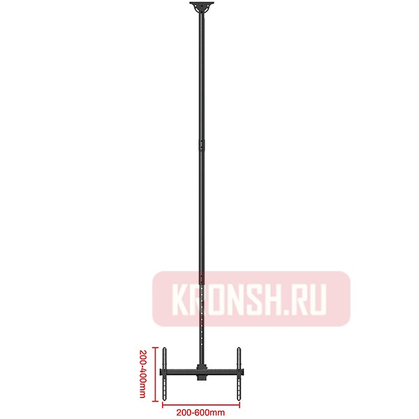 Потолочный кронштейн для телевизора Uniteki LCD3218С (черный)