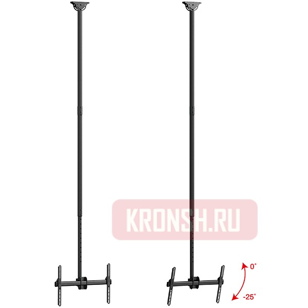 Потолочный кронштейн для телевизора Uniteki LCD3218С (черный)