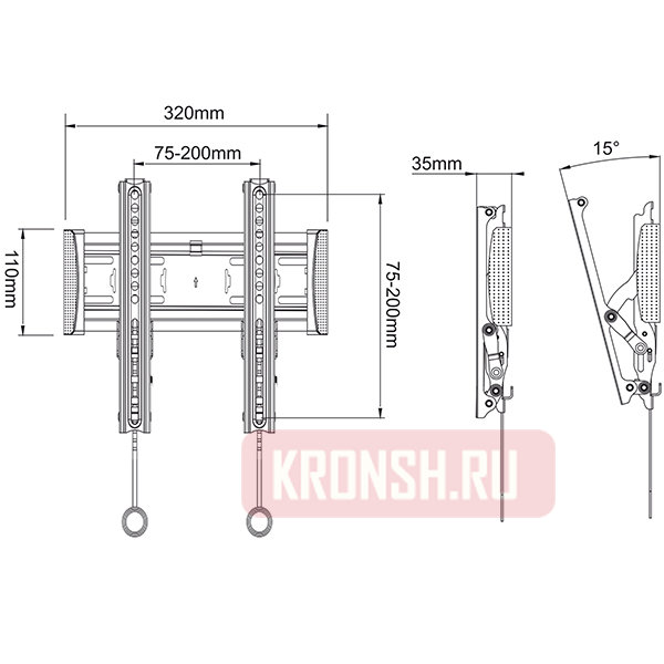 Кронштейн Onkron TM4
