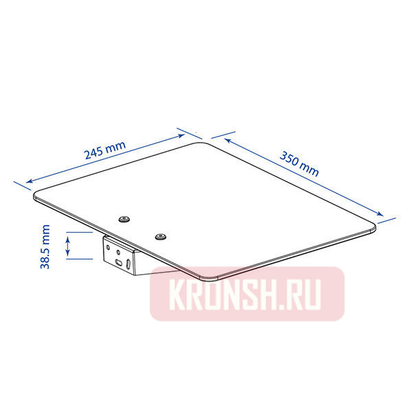 Крепление для аппаратуры Uniteki DS1605 (белый)