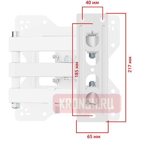Кронштейн для телевизора Uniteki FM1674WN (белый)   