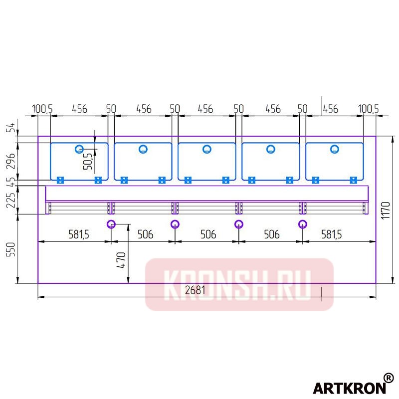 Стол режиссёра ARTKRON Desktop 33171