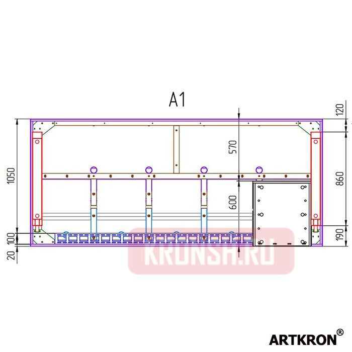 Стол режиссёра ARTKRON Desktop 33171