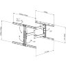 Кронштейн для телевизора Vivanco BFMO 6560 (37982)