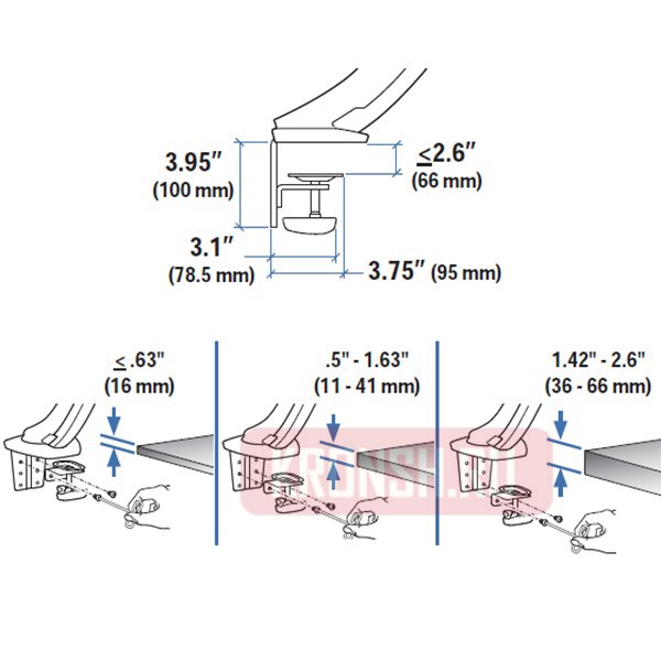 кронштейн для монитора Ergotron 45-214-026