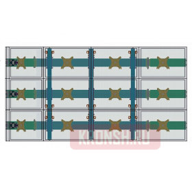 Кронштейн ARTKRON WALL 1243 (на 12 мониторов)