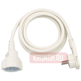 Удлинитель Brennenstuhl (1 розетка, 2 м, белый), 1168980220